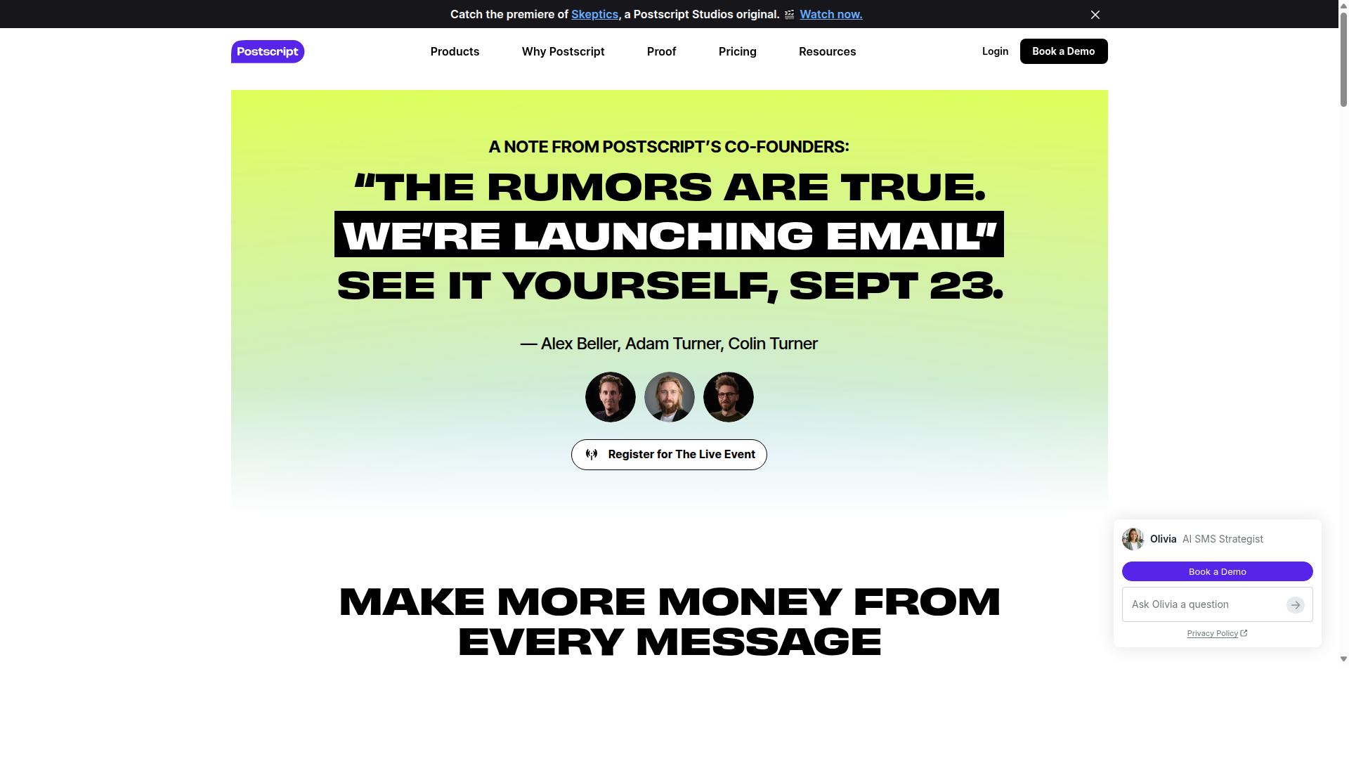 Postscript website